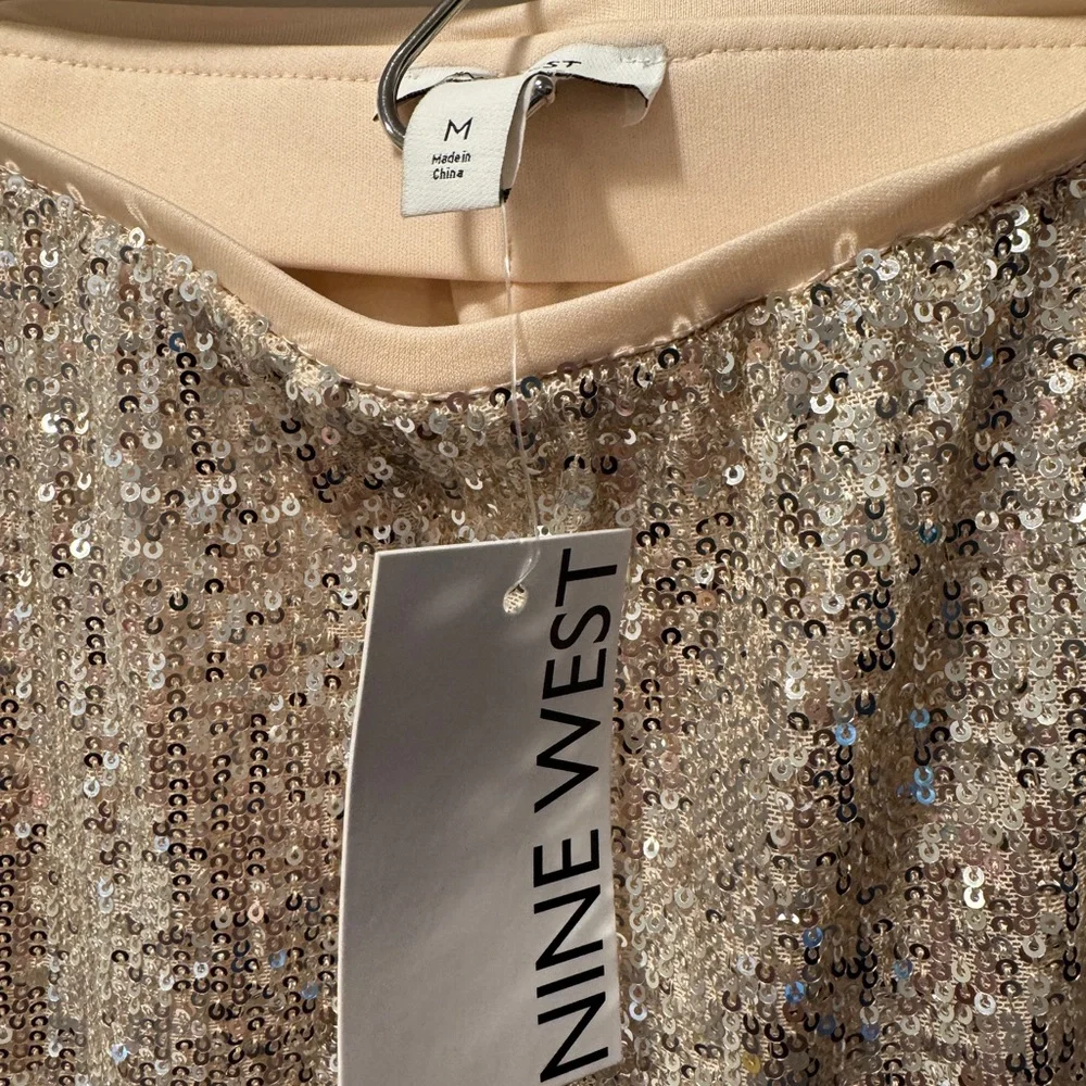 Nine West Sequin Trousers - Picture 3 of 5